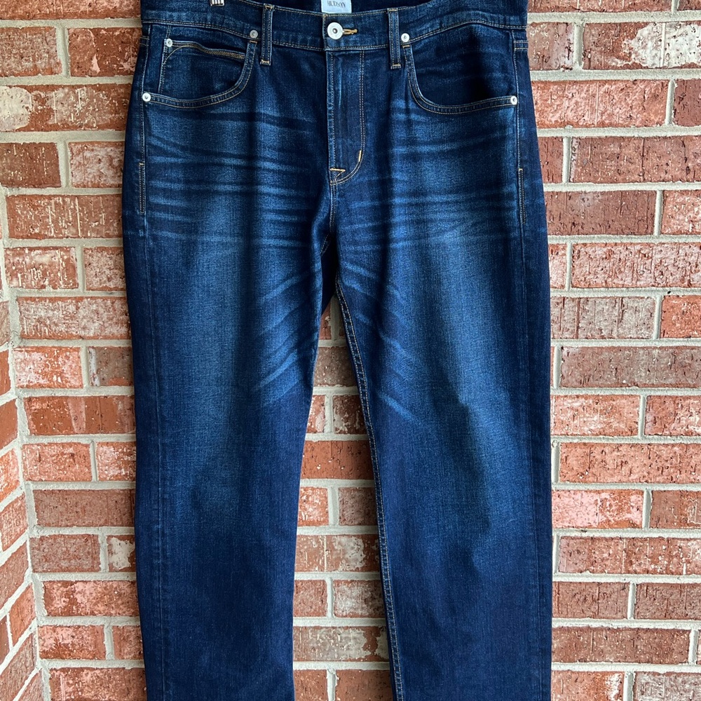 Hudson Jeans Blue Straight Fit Denim